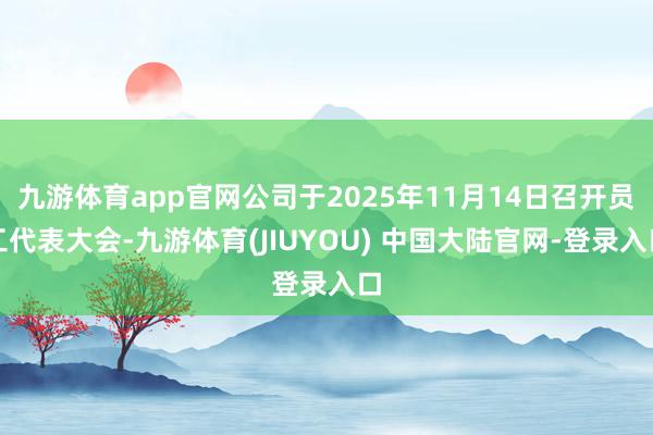九游体育app官网公司于2025年11月14日召开员工代表大会-九游体育(JIUYOU) 中国大陆官网-登录入口